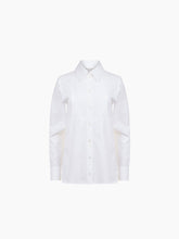 Load image into Gallery viewer, Pleated Bib Cotton Shirt