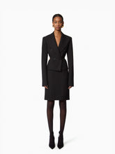 Cargar imagen en el visor de la galería, Black Open Back Blazer