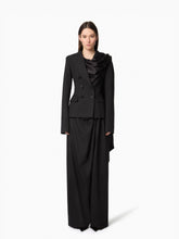 Load image into Gallery viewer, Black Tailored Blazer With Scarf