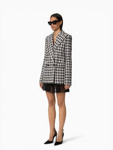 Load image into Gallery viewer, Double-Breasted Tweed Blazer