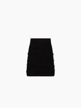 Load image into Gallery viewer, Black Mini Knit Skirt