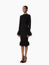 Cargar imagen en el visor de la galería, Midi Ruffled Wool Skirt
