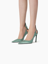Charger l'image dans la galerie, SATIN PUMPS WITH BOW DETAIL - Nina Ricci