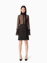 Load image into Gallery viewer, SATIN LAVALIERE SHIRT - Nina Ricci