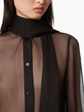 Load image into Gallery viewer, SATIN LAVALIERE SHIRT - Nina Ricci