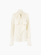 Cargar imagen en el visor de la galería, SATIN LAVALIERE SHIRT - Nina Ricci