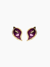 Charger l'image dans la galerie, Purple Calla Flower Clip Earrings