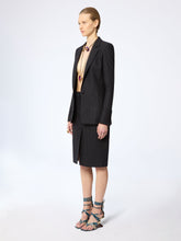 Charger l'image dans la galerie, Pinstriped Virgin Wool Midi Skirt