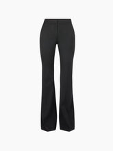 Charger l'image dans la galerie, Flared Wool Gabardine Pants With Bow Detail