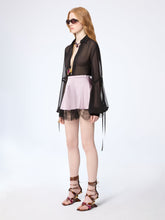 Load image into Gallery viewer, Mauve Mini Silk Satin Short