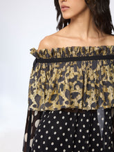 Load image into Gallery viewer, Polka Dot Silk Top