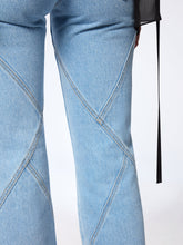 Load image into Gallery viewer, Denim Flared Pants