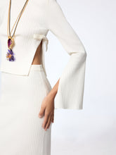Load image into Gallery viewer, Ribbed Sweater With Bows