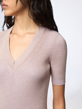 Load image into Gallery viewer, Blush V-Neck Knit Top