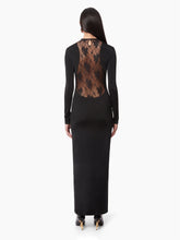 Load image into Gallery viewer, LONG DRESS WITH LACE INSERTS