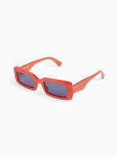Charger l'image dans la galerie, Waves Rectangular Shiny Red Sunglasses