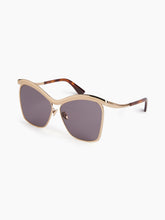 Charger l'image dans la galerie, High-Tide Oversize Shiny Rose Gold Sunglasses
