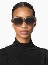 画像をギャラリービューアに読み込む, GROS-GRAIN OVERSIZE SUNGLASSES