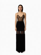 Charger l'image dans la galerie, Long Velvet Skirt