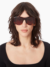 Load image into Gallery viewer, Full Moon Round Shiny Havana Sunglasses
