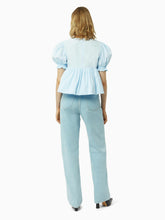 画像をギャラリービューアに読み込む, BABYDOLL TOP WITH RUCHED SLEEVES
