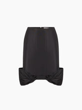 Charger l'image dans la galerie, TAFFETA BOW PEPLUM MIDI SKIRT - Nina Ricci
