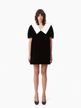 画像をギャラリービューアに読み込む, VELVET BABYDOLL DRESS IN BLACK - Nina Ricci
