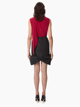 Charger l'image dans la galerie, TAFFETA BOW PEPLUM MIDI SKIRT - Nina Ricci
