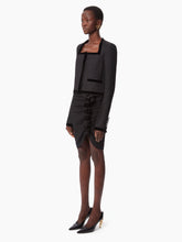 Cargar imagen en el visor de la galería, DRAPED MIDI SKIRT IN BLACK - Nina Ricci
