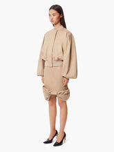 Charger l'image dans la galerie, CROPPED BOMBER IN COTTON TWILL IN BEIGE - Nina Ricci
