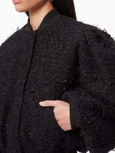Charger l'image dans la galerie, CROPPED BOMBER IN TWEED IN BLACK - Nina Ricci
