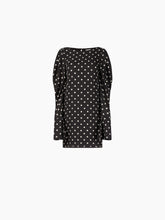 Cargar imagen en el visor de la galería, MINI DRESS WITH RUCHED SLEEVES IN BLACK - Nina Ricci
