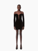 Cargar imagen en el visor de la galería, MINI CORSET DRESS IN BLACK - Nina Ricci
