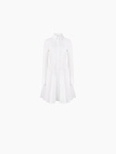 Cargar imagen en el visor de la galería, SHIRT DRESS IN COTTON POPLIN IN WHITE - Nina Ricci
