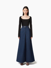画像をギャラリービューアに読み込む, FLARED DENIM PANTS IN BLUE - Nina Ricci

