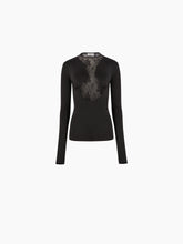 Charger l'image dans la galerie, TOP WITH LACE INSERTS - NINA RICCI
