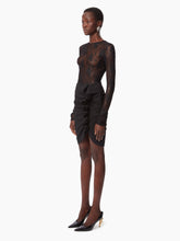 Charger l'image dans la galerie, LACE BACKLESS TOP IN BLACK - Nina Ricci
