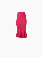 Charger l'image dans la galerie, LONG MERMAID SKIRT WITH CUTLINES IN PINK - Nina Ricci
