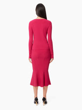 Charger l'image dans la galerie, abstract floral-print silk T-shirt pink
