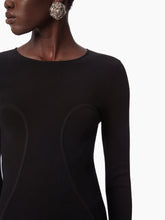 Charger l'image dans la galerie, FITTED LONG SLEEVE TOP - NINA RICCI
