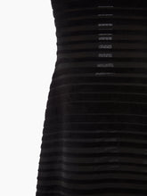 Load image into Gallery viewer, TONAL STRIPE MERMAID SKIRT IN BLACK - Nina Ricci
