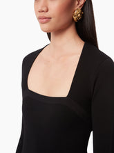 Load image into Gallery viewer, MERMAID DRESS IN WOOL BLEND IN BLACK - Nina Ricci
