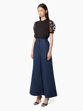 Charger l'image dans la galerie, CROPPED FLARED DENIM PANTS - NINA RICCI
