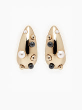 Load image into Gallery viewer, Gold Drops Of Light Earrings
