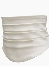 Charger l'image dans la galerie, White Satin Tuxedo Belt
