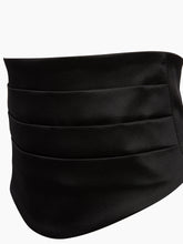 画像をギャラリービューアに読み込む, Black Satin Tuxedo Belt
