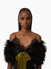 Load image into Gallery viewer, Faux Fur And Sequin Stole
