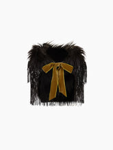 Load image into Gallery viewer, Faux Fur And Sequin Stole

