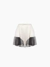 Load image into Gallery viewer, Cream Mini Satin Skirt
