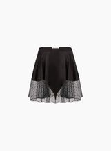 Load image into Gallery viewer, Black Mini Satin Skirt
